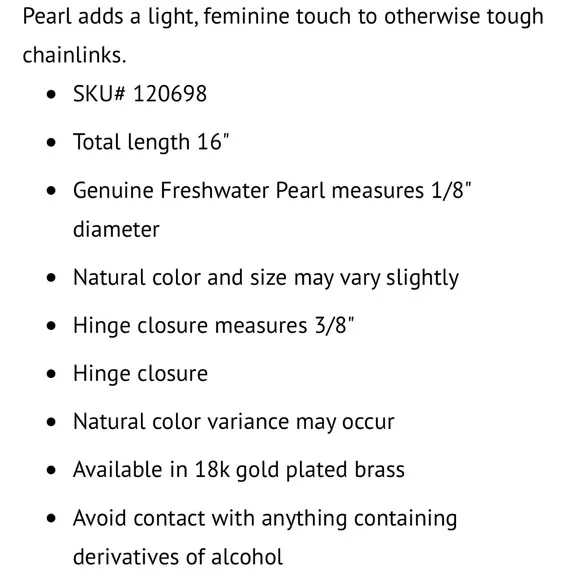 ✨ Gorjana Parker Pearl Necklace - Picture 3 of 5